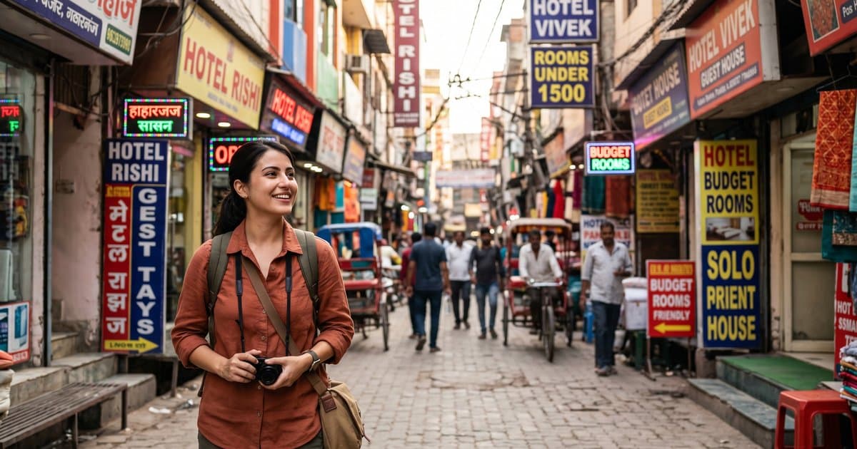 Paharganj Solo Travel: Top Hotels Under ₹1500