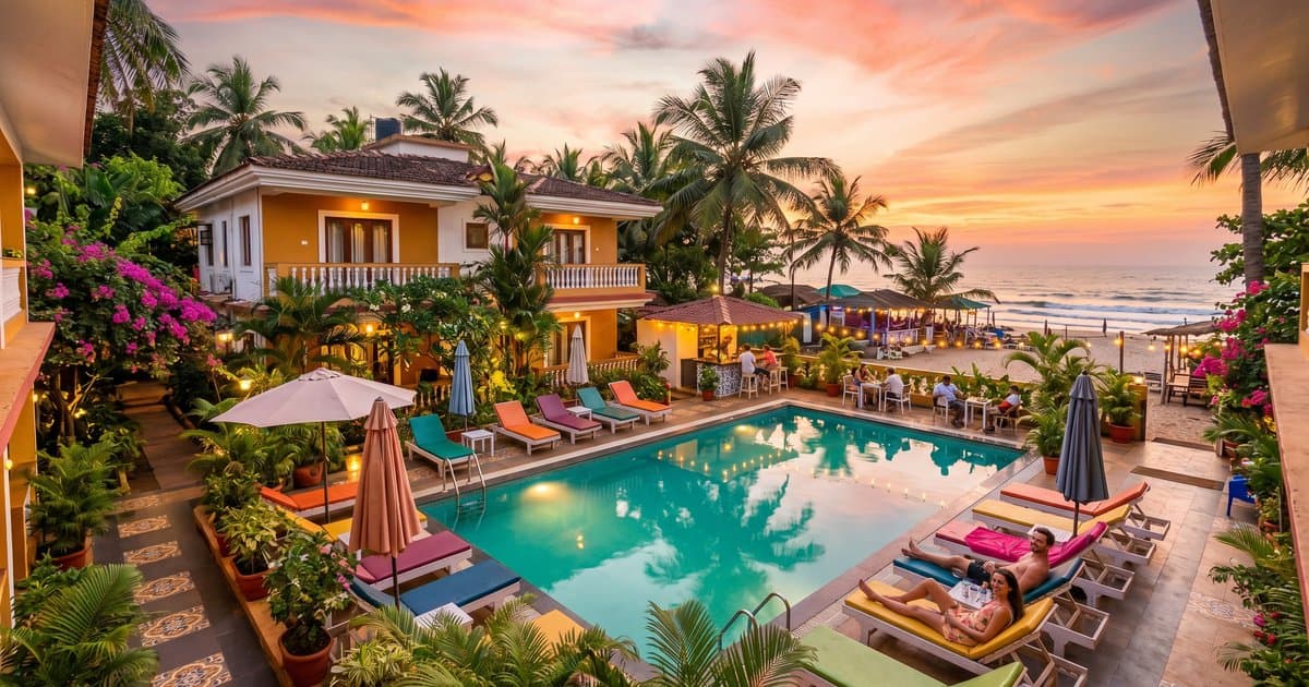 Top 10 Budget Hotels Near Baga Beach Goa: Affordable Stays