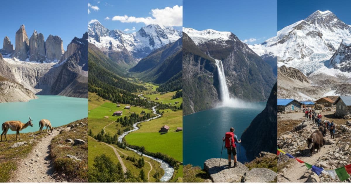 Best Hiking Trails in the World: Patagonia, New Zealand, Switzerland, and Nepal